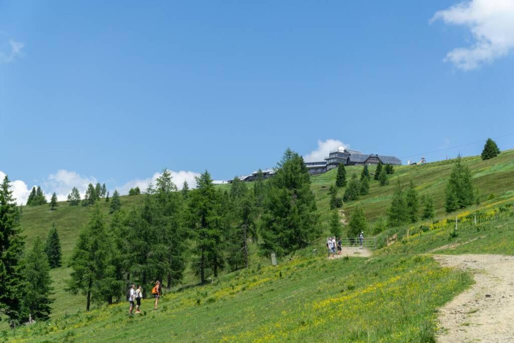 Hundefreundliche Bergwohnung Neben Der Skipiste - Mittelstation Skigebiet Gerlitzen Kanzelhohe Zewnętrze zdjęcie
