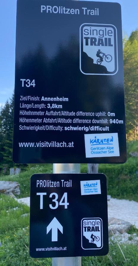 Hundefreundliche Bergwohnung Neben Der Skipiste - Mittelstation Skigebiet Gerlitzen Kanzelhohe Zewnętrze zdjęcie